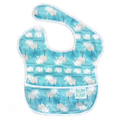 Bumkins SuperBib Whales 6-24 Μηνών 1 Τεμάχιο
