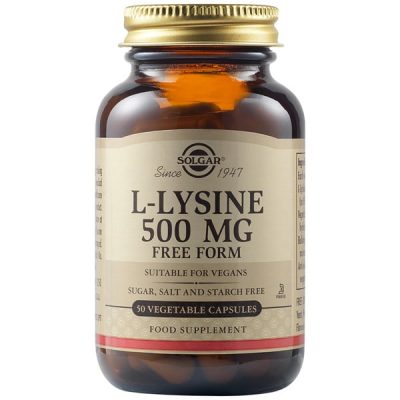 Solgar L-Lysine 500mg 50 Φυτικές Κάψουλες