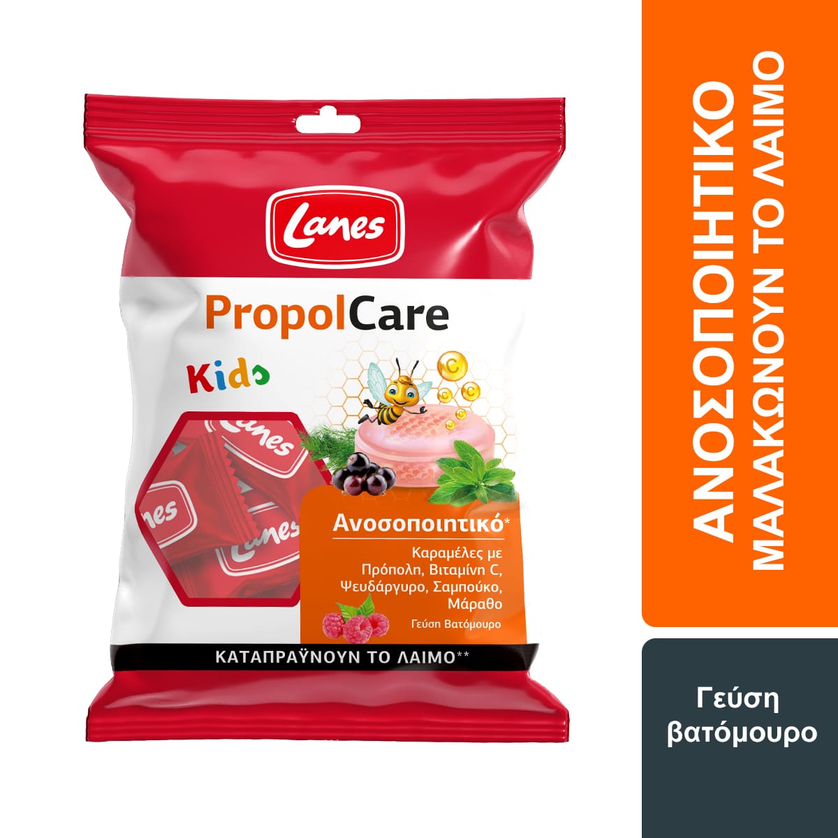 Lanes PropolCare Καραμέλες για το Λαιμό Βατόμουρο 54g 1 0a2becea-59d2-4b1e-845d-11103d624ce9