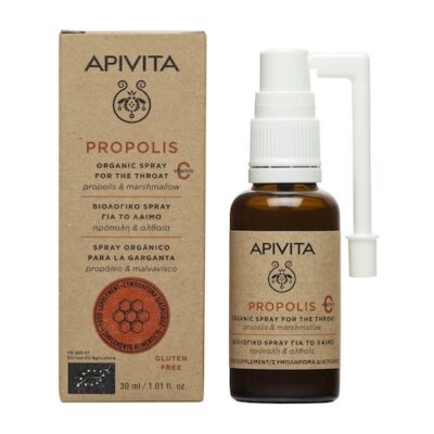 Apivita Βιολογικό Spray για το Λαιμό με Πρόπολη 30ml