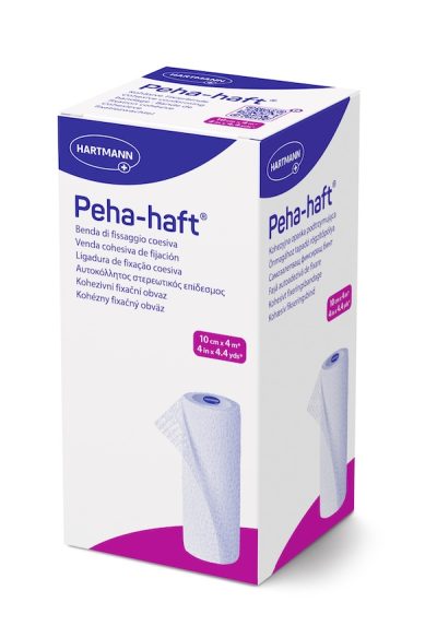 Hartmann Peha-Haft Αυτοσυγκρατούμενος Επίδεσμος Στερέωσης 10cm x 4m 1 Τεμάχιο Λευκός