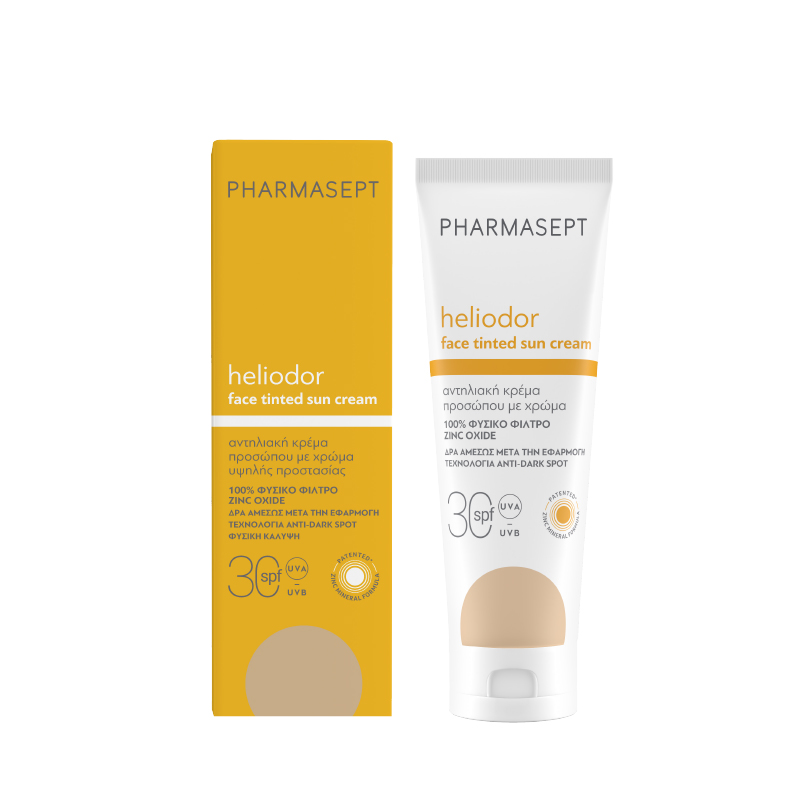 Pharmasept HELIODOR Face Tinted Sun Cream SPF30 50ml 1 Pharmasept HELIODOR Face Tinted Sun Cream SPF30 50ml