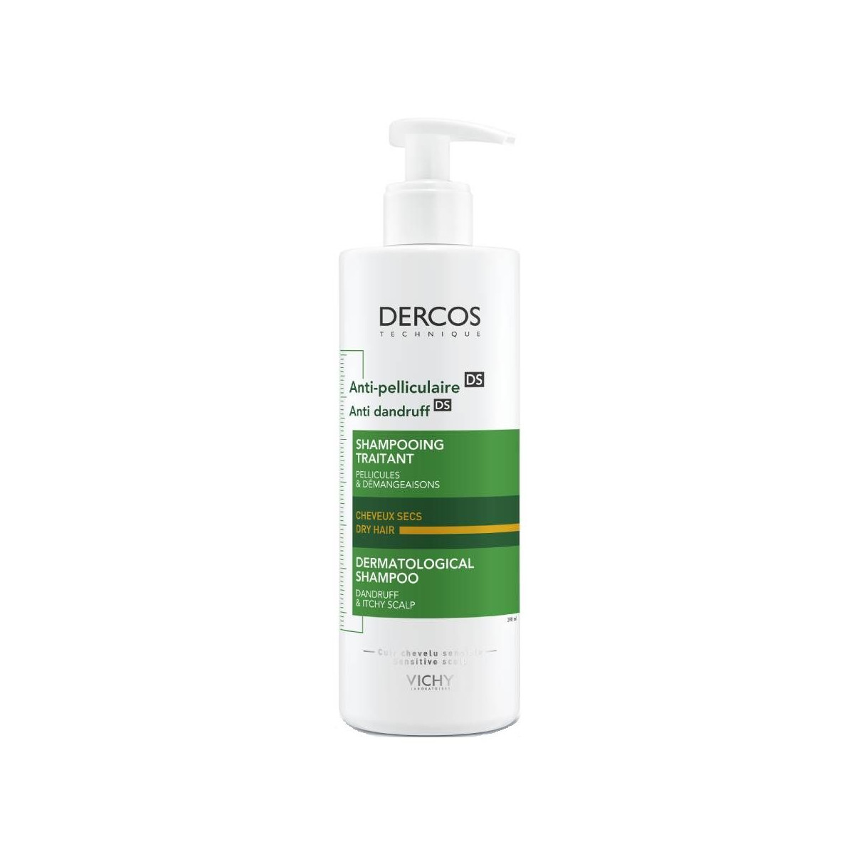 Vichy Dercos Anti-Dandruff DS Σαμπουάν κατά της Ξηροδερμίας,Πιτυρίδας και του Κνησμού για Ξηρά Μαλλιά 390ml 1 Vichy Dercos Anti-Dandruff DS Σαμπουάν κατά της Ξηροδερμίας,Πιτυρίδας και του Κνησμού για Ξηρά Μαλλιά 390ml