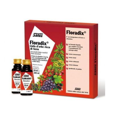 Salus Floradix Iron Μονοδόσεις 10 Φιαλίδια των 20ml