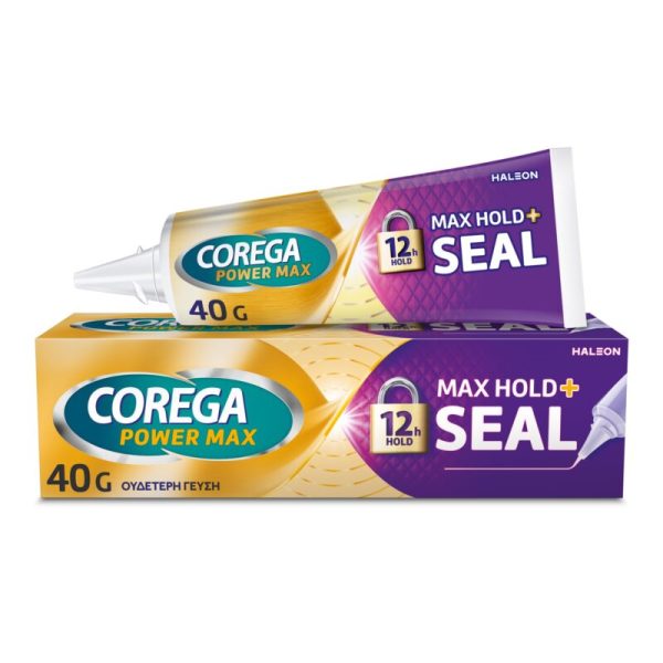 Corega Max Hold+Seal Στερεωτική Κρέμα Τεχνητής Οδοντοστοιχίας 40g 1 Corega Max Hold+Seal Στερεωτική Κρέμα Τεχνητής Οδοντοστοιχίας 40g