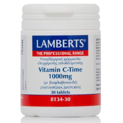 Lamberts Vitamin C Time Release 1000mg 30 Ταμπλέτες