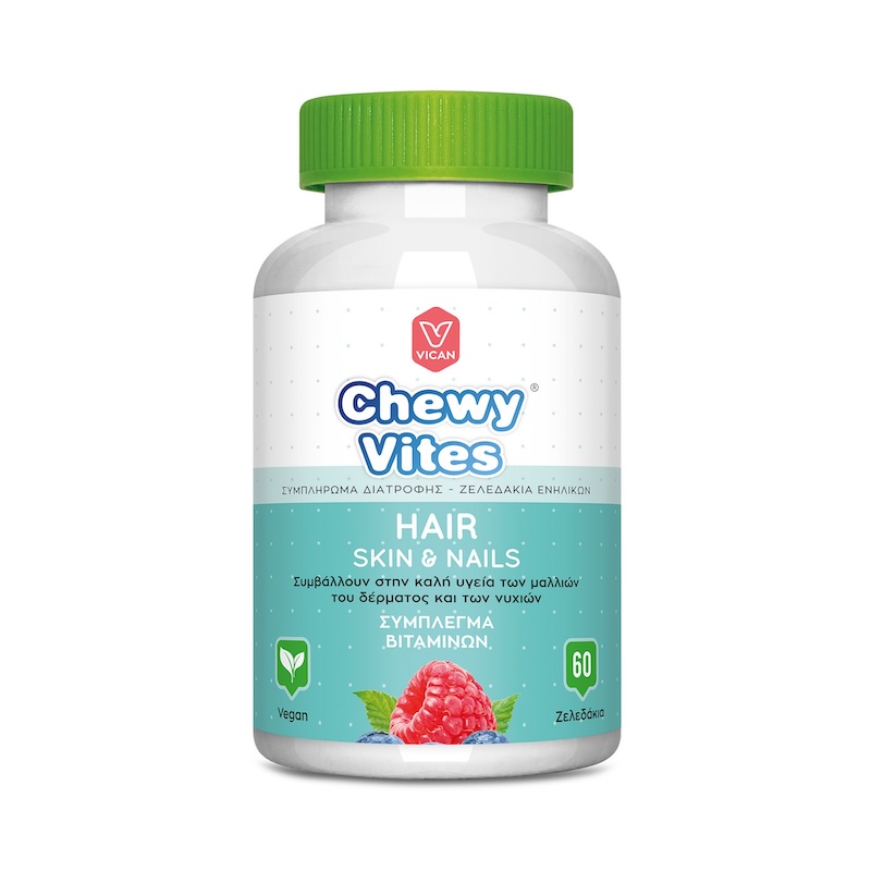 Chewy Vites Adults Hair,Skin & Nails 60 Ζελεδάκια 1 Chewy Vites Adults Hair,Skin & Nails 60 Ζελεδάκια