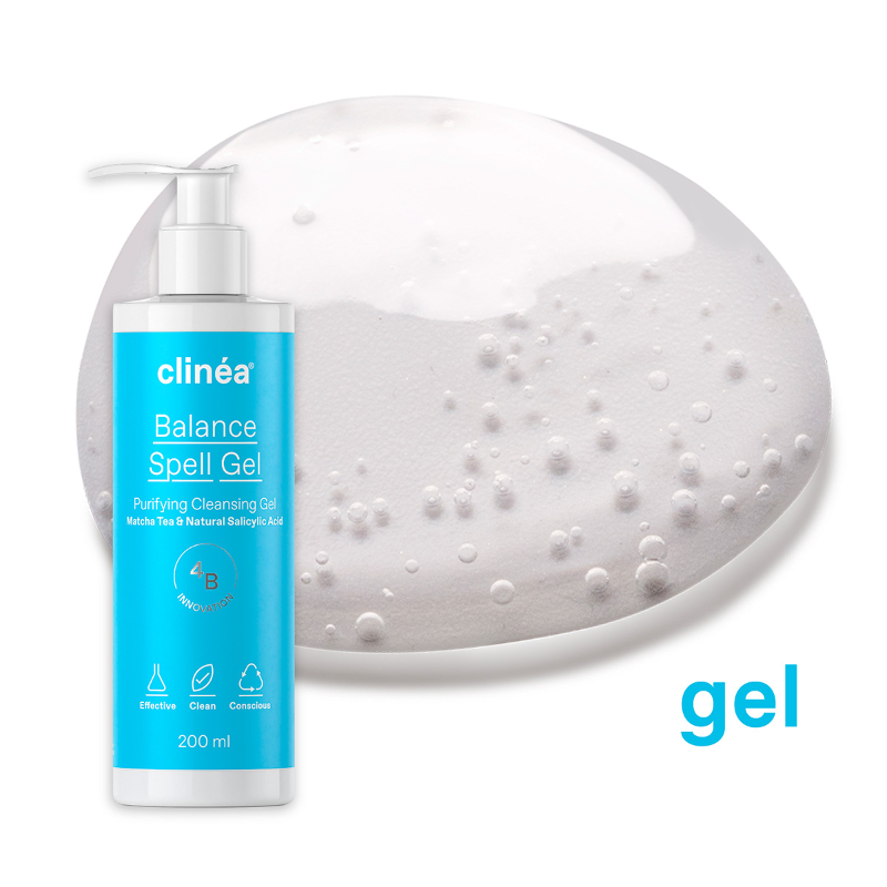 Clinea Balance Spell Gel Καθαριστικό Gel Προσώπου 200ml 2 Clinea Balance Spell Gel Καθαριστικό Gel Προσώπου 200ml - Image 2