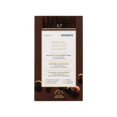 Korres Argan Oil Advanced Colorant 5.7 Σοκολατί 50ml