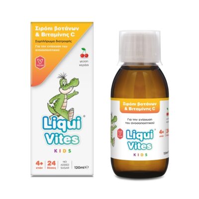 Vican Liqui Vites Kids Σιρόπι Βοτάνων & Βιταμίνη C 120ml