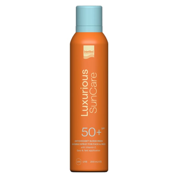 Intermed Luxurious Sun Care Antioxidant Sunscreen Invisible Spray SPF50+ 200ml 1 Intermed Luxurious Sun Care Antioxidant Sunscreen Invisible Spray SPF50+ 200ml