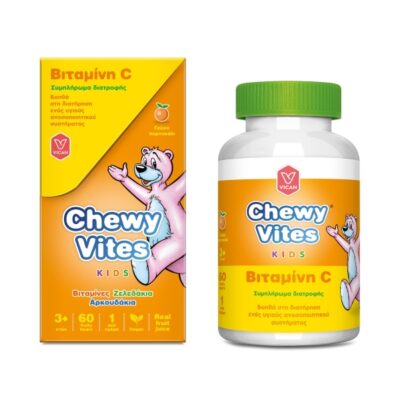 Vican Chewy Vites Kids Βιταμίνη C 60 Μασώμενα Ζελεδάκια