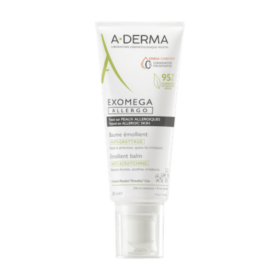 A-Derma Exomega Allergo Αποστειρωμένο Μαλακτικό Βάλσαμο 200ml