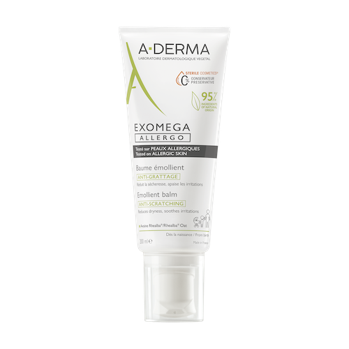 A-Derma Exomega Allergo Αποστειρωμένο Μαλακτικό Βάλσαμο 200ml 1 A-Derma Exomega Allergo Αποστειρωμένο Μαλακτικό Βάλσαμο 200ml