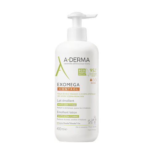 A-Derma Exomega Control Μαλακτικό Γαλάκτωμα 400ml 1 A-Derma Exomega Control Μαλακτικό Γαλάκτωμα 400ml
