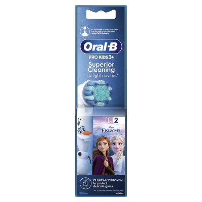 Oral-B Pro Kids Frozen Ανταλλακτικές Κεφαλές Παιδικής Ηλεκτρικής Οδοντόβουρτσας 2 Τεμάχια