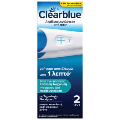 80804834_5011321914759_CLEARBLUE ΤΕΣΤ ΕΓΚΥ.ΓΡΗΓΟΡΗ ΑΝΙΧΝΕΥΣΗ2CT_PS_front