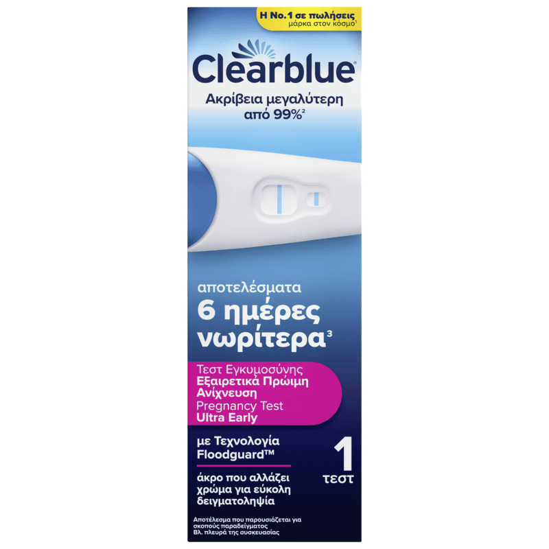 80804836_8001090693877_CLEARBLUE ΤΕΣΤ ΕΓΚΥ.ΠΡΩΙΜΗ ΑΝΙΧΝΕΥΣΗ 1CT_PS front