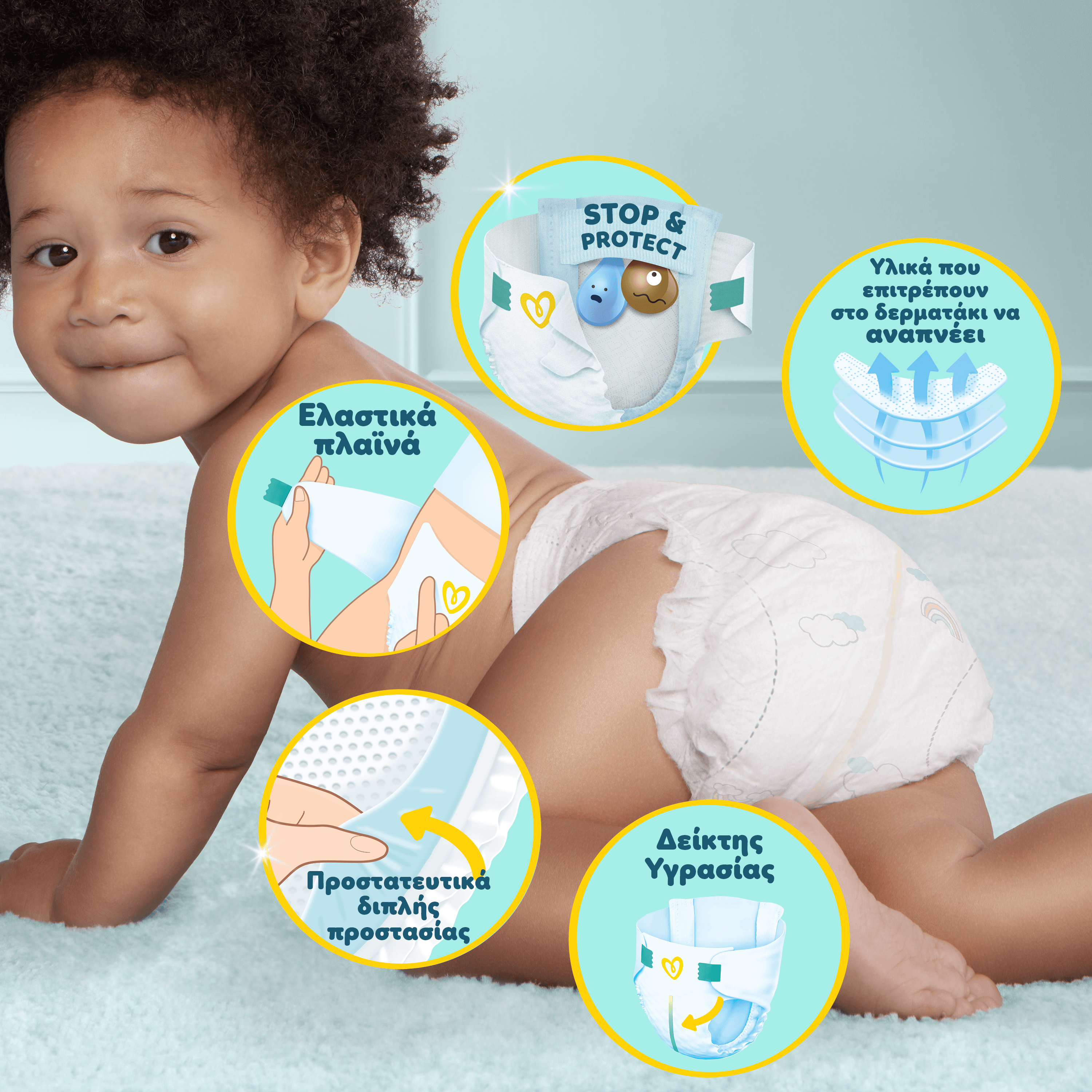 Pampers Premium Care Πάνα Μέγεθος 3 (6kg-10kg) - 216 Πάνες 4 80840908_8006540855898_PAMPERS PREMIUM CARE ΜΕΓ 3 1X200 MSB_S2