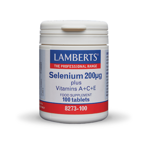 Lamberts Selenium 200μg + Βιταμίνες A, C, E 100 Tαμπλέτες 1 Lamberts Selenium 200μg + Βιταμίνες A, C, E 100 Tαμπλέτες