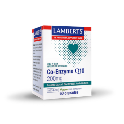 Lamberts Co-Enzyme Q10 200mg 60 Κάψουλες