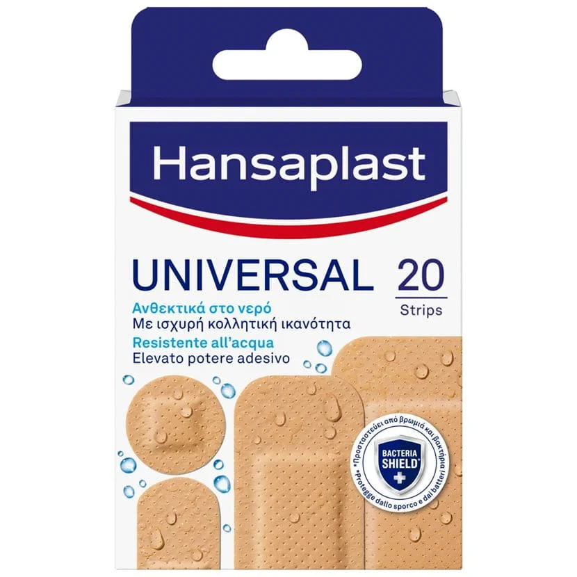 Hansaplast Επιθέματα Universal 20 Τεμάχια 1 881ec581f23646e9b4116b62ce75be89-screen