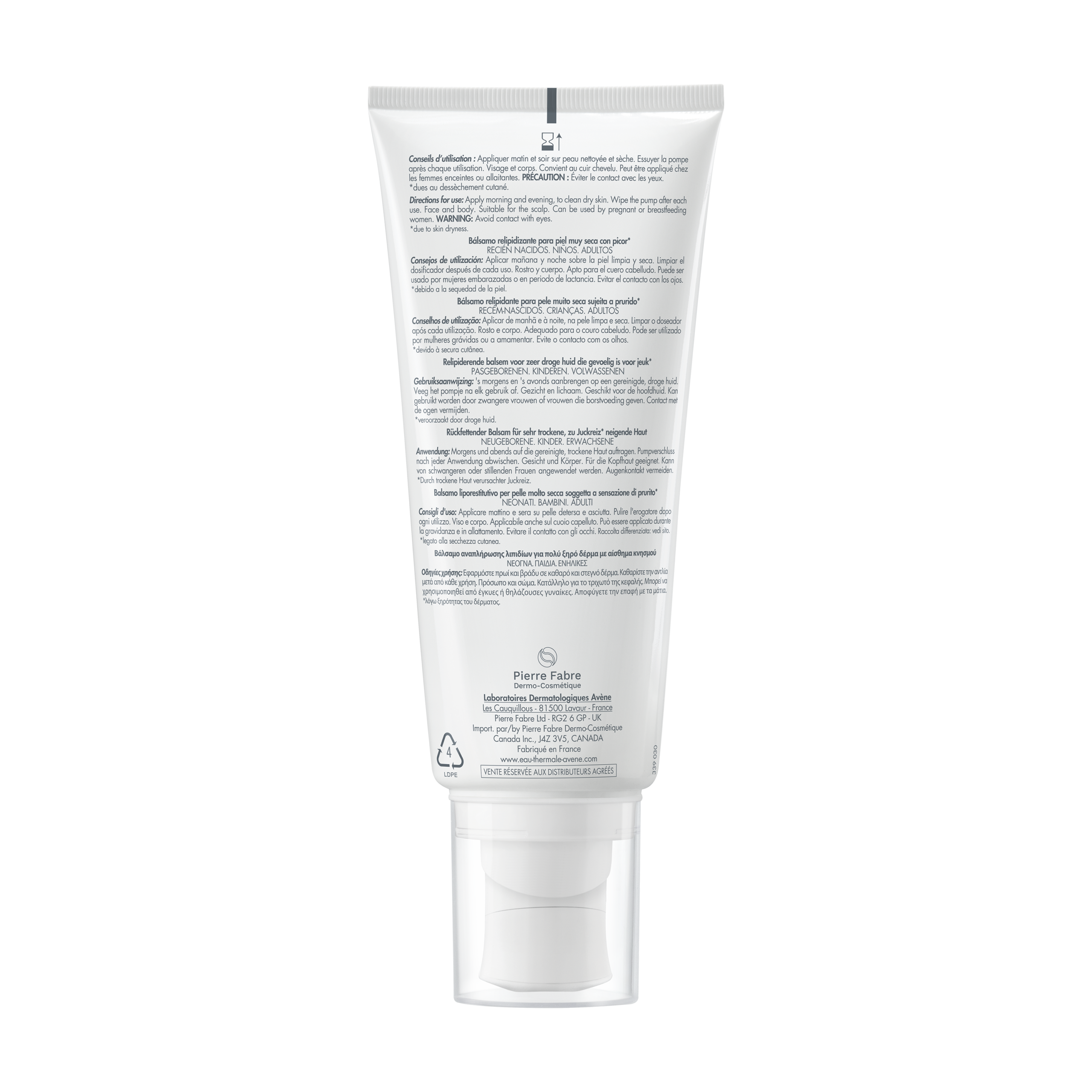 Avene Xeracalm AD Baume 200ml 2 Avene Xeracalm AD Baume 200ml - Image 2