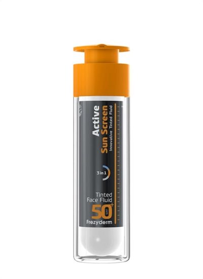 Frezyderm Active Sun Screen Tinted Fluid SPF50+ 50ml