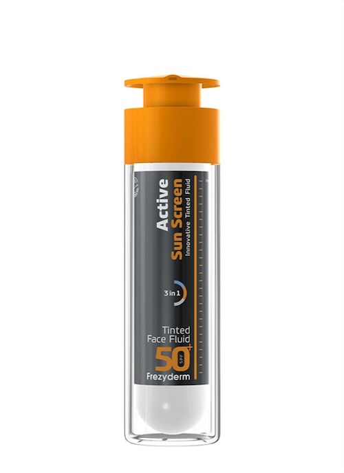Frezyderm Active Sun Screen Tinted Fluid SPF50+ 50ml 1 Frezyderm Active Sun Screen Tinted Fluid SPF50+ 50ml