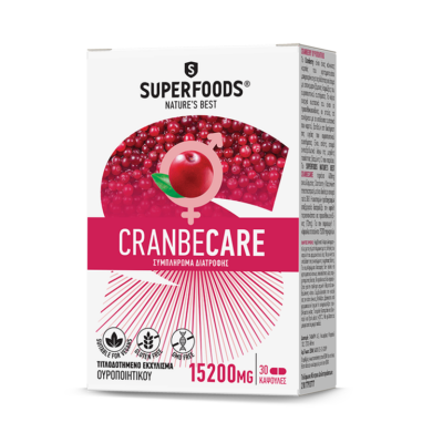Superfoods Cranbecare 30 Κάψουλες