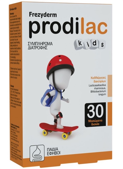 Frezyderm Prodilac Kids 30 Mασώμενα Δισκία 1 Frezyderm Prodilac Kids 30 Mασώμενα Δισκία