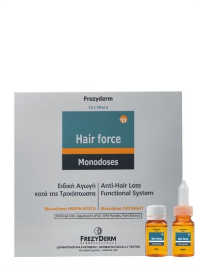 Frezyderm Hair Force Monodose Day/Night Αγωγή Κατά της Τριχόπτωσης 14 Φιαλίδια των 10ml
