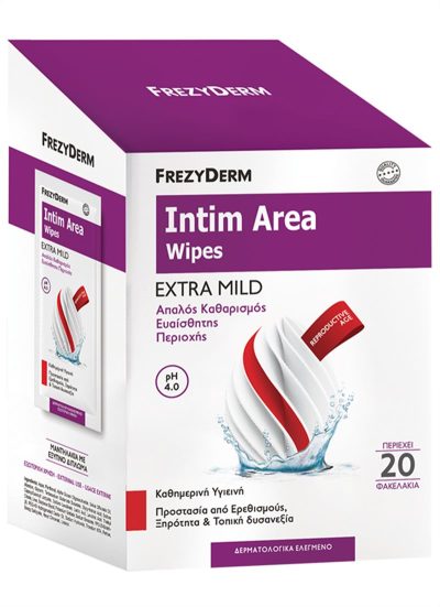 Frezyderm Intim Area Wipes 20 Τεμάχια