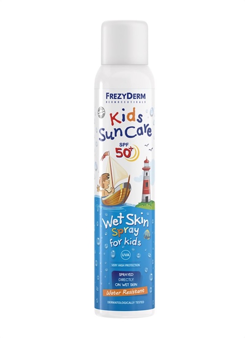 Frezyderm Kids Sun Care SPF50+ Wet Skin Spray 200ml 1 Frezyderm Kids Sun Care SPF50+ Wet Skin Spray 200ml
