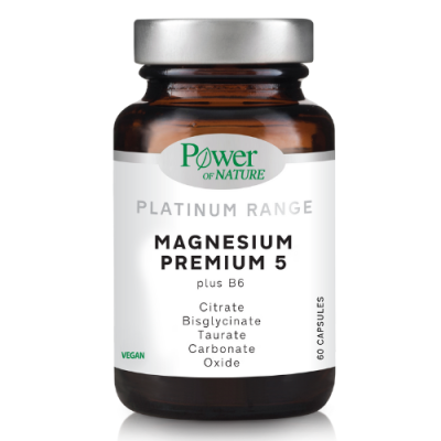 Power of Nature Platinum Magnesium Premium 5 60 Κάψουλες