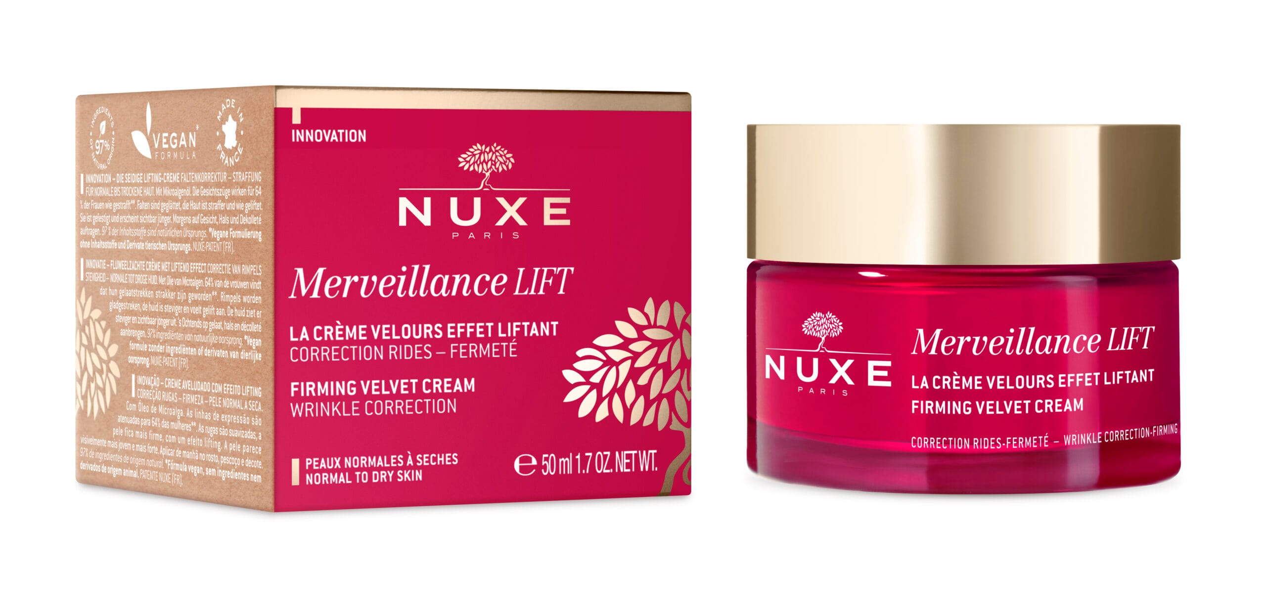 NUXE Merveillance Lift Velvet Cream 50ml 5 NM PACKSHOT ETUI_PACK_CREME_VELOURS_RVB
