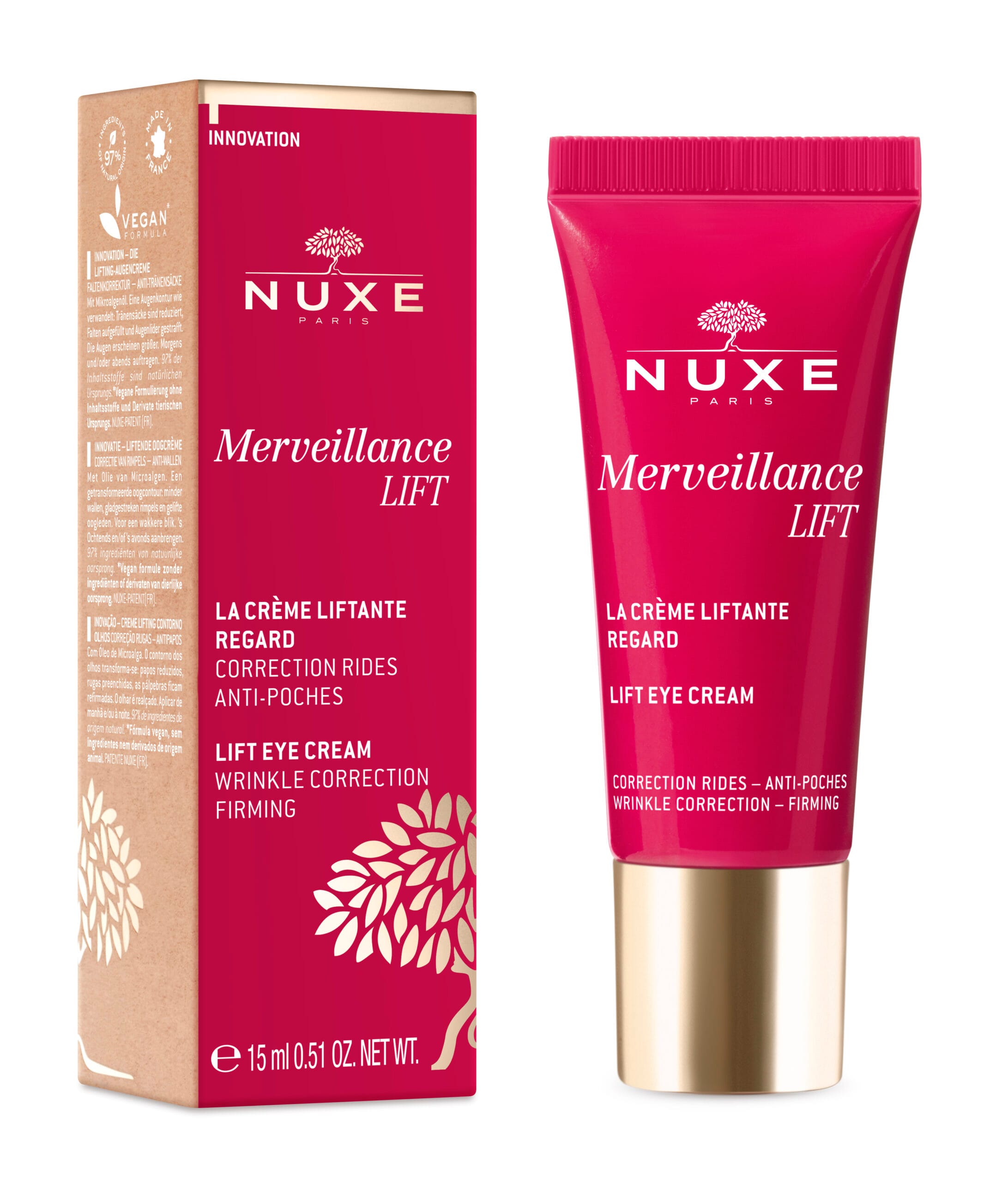 NUXE Merveillance Lift Yeux 15ml 5 NM PACKSHOT ETUI_PACK_YEUX_RVB