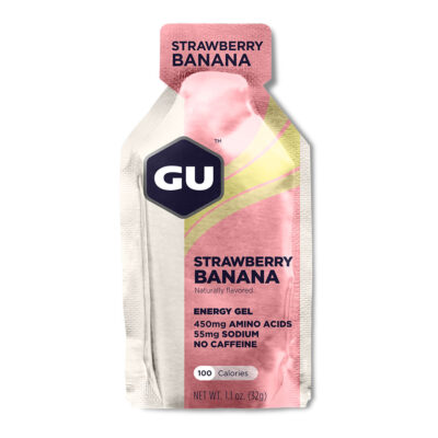 GU Energy Gel 32g  Strawberry Banana χωρίς Καφεΐνη