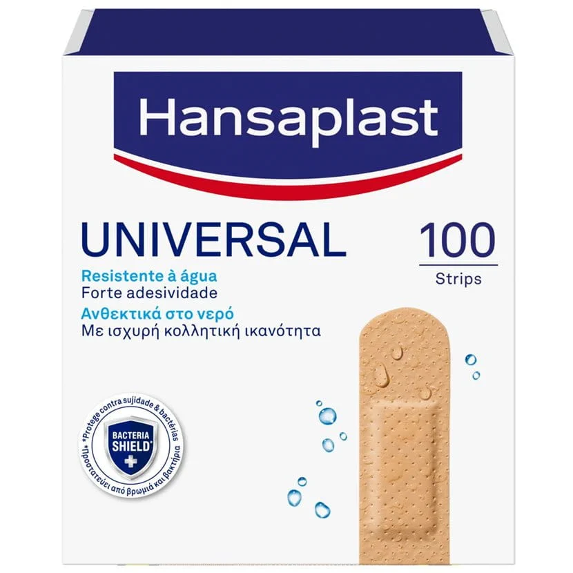 Hansaplast Universal Επιθέματα Πληγών 100 Τεμάχια (1.9x7.2)cm 1 d6f5333d68a444de8fb6e024021a86e7-screen