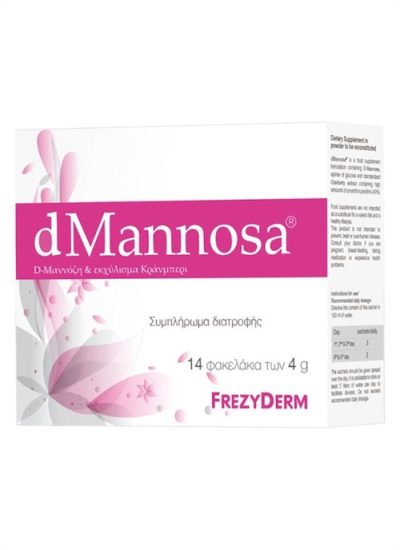 Frezyderm dMannosa Συμπλήρωμα Διατροφής για το Ουροποιητικό Σύστημα 14 Φακελάκια
