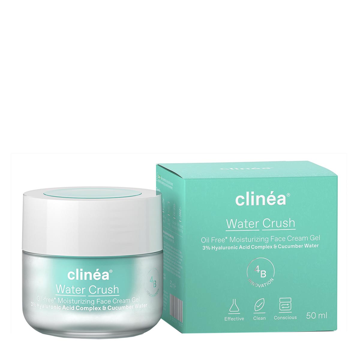 Clinea Water Crush 50ml - Ενυδατική Κρέμα-Gel Προσώπου Ελαφριάς Υφής 2 Clinea Water Crush 50ml - Ενυδατική Κρέμα-Gel Προσώπου Ελαφριάς Υφής - Image 2