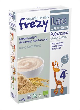 Frezylac Organic Cereals Ρυζάλευρο Ολικής  Άλεσης 175g