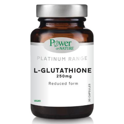 Power of Nature Platinum L-Glutathione 250mg 30 Κάψουλες