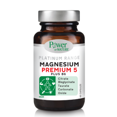 Power of Nature Platinum Magnesium Premium 5 60 Κάψουλες