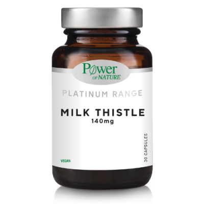 Power of Nature Platinum Milk Thistle 140mg 30 Κάψουλες