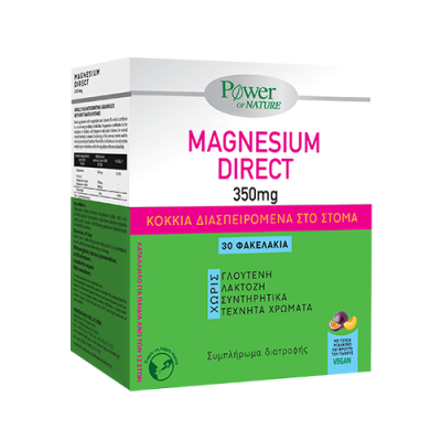 Power of Nature Magnesium Direct 350mg 30 Φακελάκια