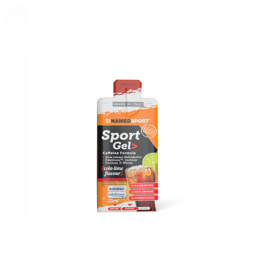 NamedSport Sport Gel 25ml Γεύση Cola Lime-Περιέχει Καφεϊνη 1 NamedSport Sport Gel 25ml Γεύση Cola Lime-Περιέχει Καφεϊνη