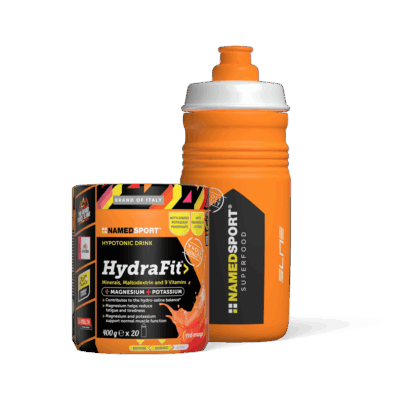 NamedSport HydraFit 400g Γεύση Red Orange με ΔΩΡΟ Παγούρι
