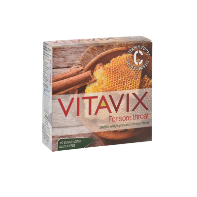 Vitavix Παστίλιες με Φυσική Πρόπολη και Γεύση Κανέλα 45g