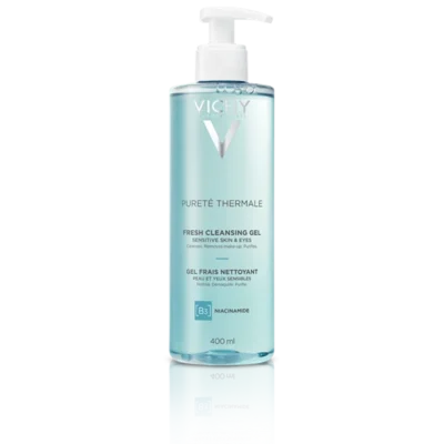Vichy Purete Thermale Gel Καθαρισμού Προσώπου & Ματιών 400ml
